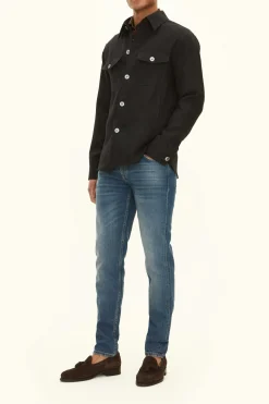Regular Fit Linen Overshirt