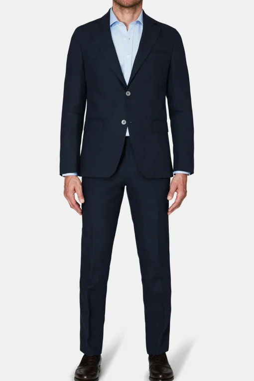 Regular Fit Linen Suit