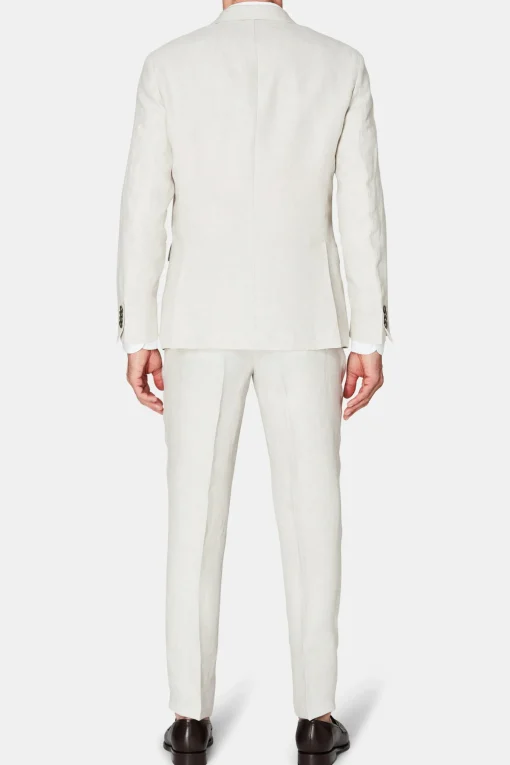 Regular Fit Linen Suit