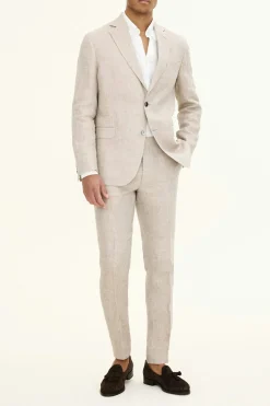 Regular Fit Linen Suit