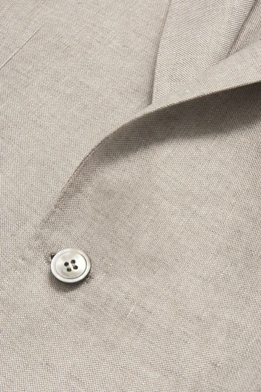 Regular Fit Linen Suit