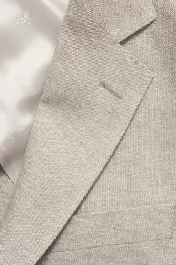 Regular Fit Linen Suit