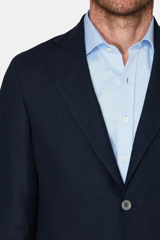 Regular Fit Linen Suit