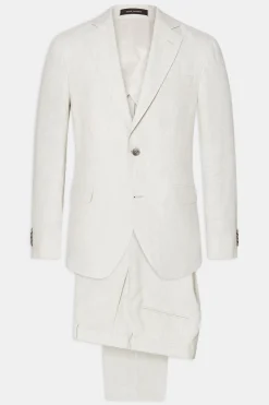 Regular Fit Linen Suit
