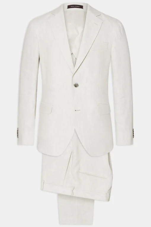 Regular Fit Linen Suit