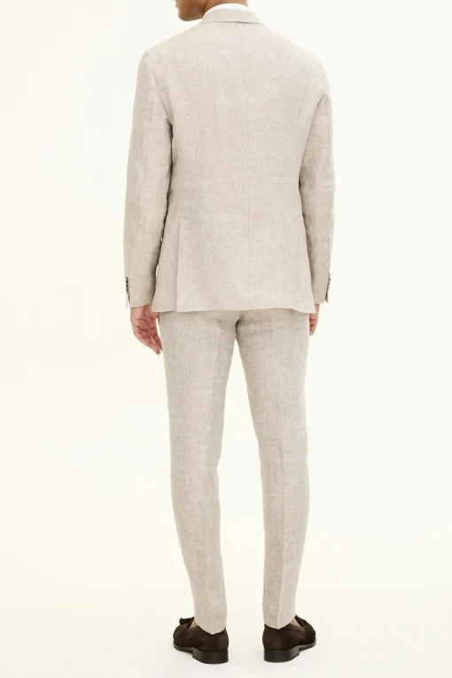 Regular Fit Linen Suit