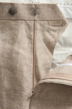 Regular Fit Linen Suit