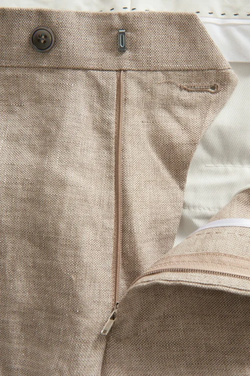 Regular Fit Linen Suit