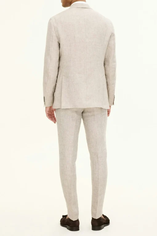 Regular Fit Linen Suit
