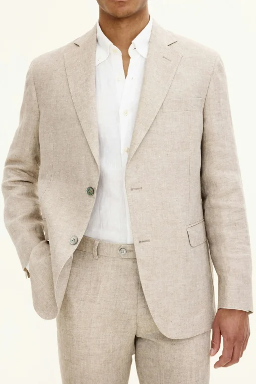 Regular Fit Linen Suit