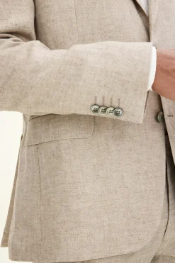 Regular Fit Linen Suit