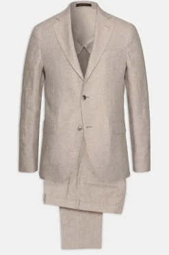 Regular Fit Linen Suit