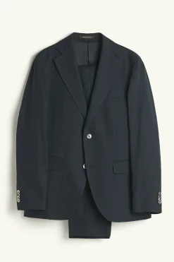 Regular Fit Linen Suit