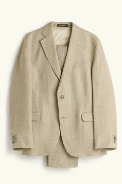 Regular Fit Linen Suit