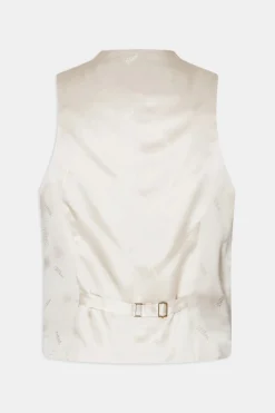 Regular Fit Linen Waistcoat