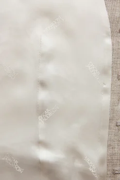 Regular Fit Linen Waistcoat