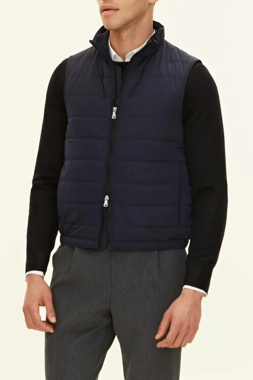Regular Fit Liner Nylon Waistcoat