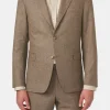 Regular Fit Microstructure Blazer
