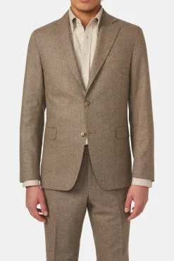 Regular Fit Microstructure Blazer