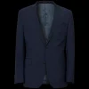 Regular Fit Microstructure Blazer