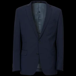 Regular Fit Microstructure Blazer