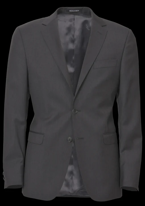 Regular Fit Microstructure Blazer