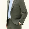 Regular Fit Microstructure Blazer