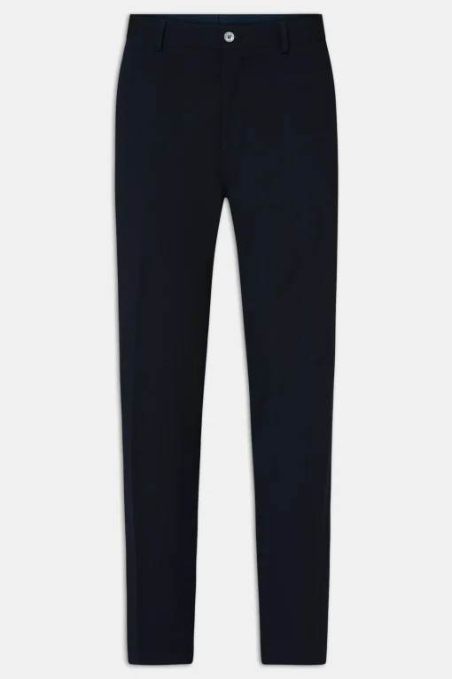 Regular Fit Microstructure Trousers