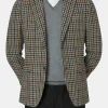 Regular Fit Microstructure Blazer