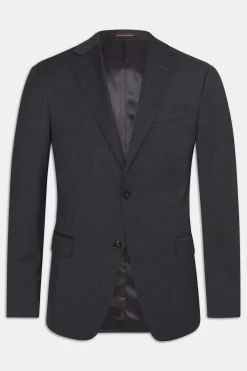 Regular Fit Microstructure Blazer