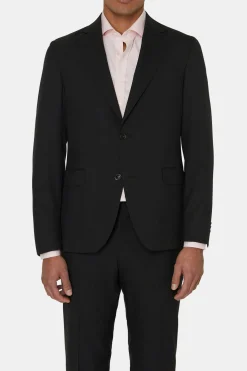 Regular Fit Microstructure Blazer