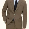 Regular Fit Microstructure Blazer