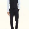 Regular Fit Microstructure Trousers