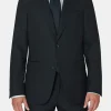 Regular Fit Microstructure Blazer
