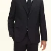 Regular Fit Microstructure Blazer