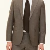 Regular Fit Microstructure Blazer