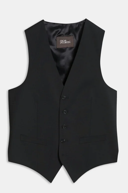 Regular Fit Microstructure Waistcoat