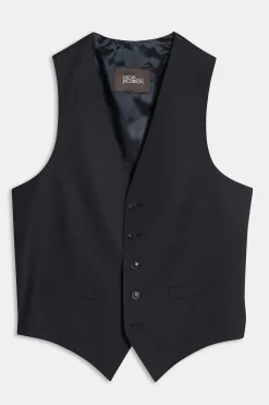 Regular Fit Microstructure Waistcoat