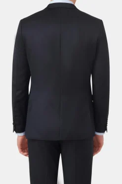 Regular Fit Microstructure Blazer