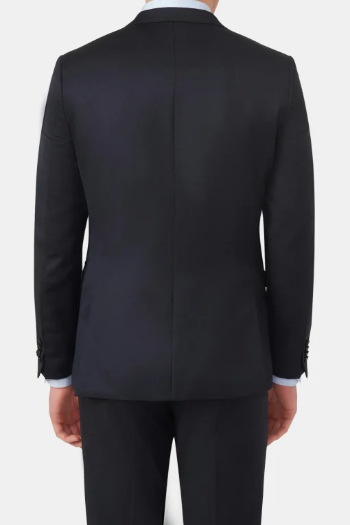 Regular Fit Microstructure Blazer