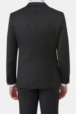 Regular Fit Microstructure Blazer