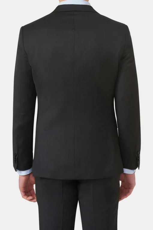 Regular Fit Microstructure Blazer