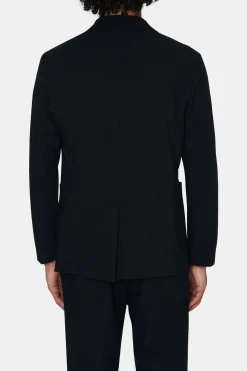 Regular Fit Microstructure Blazer