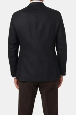 Regular Fit Microstructure Blazer