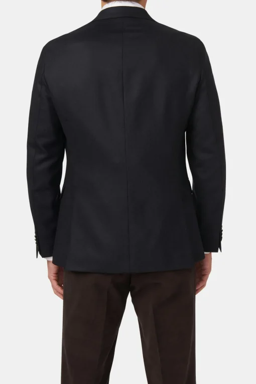 Regular Fit Microstructure Blazer