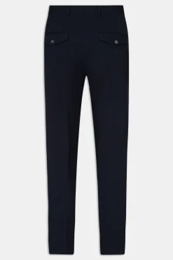 Regular Fit Microstructure Trousers