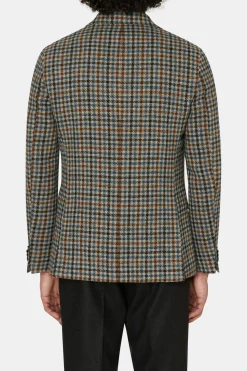 Regular Fit Microstructure Blazer