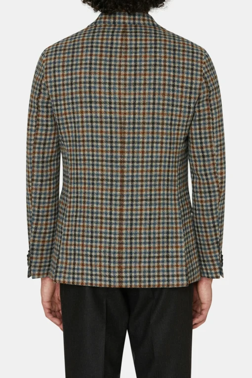Regular Fit Microstructure Blazer