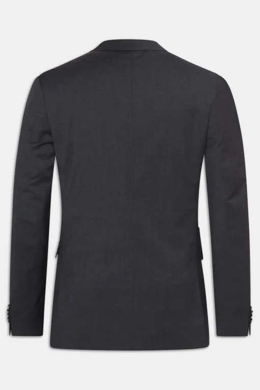 Regular Fit Microstructure Blazer