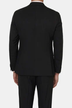 Regular Fit Microstructure Blazer